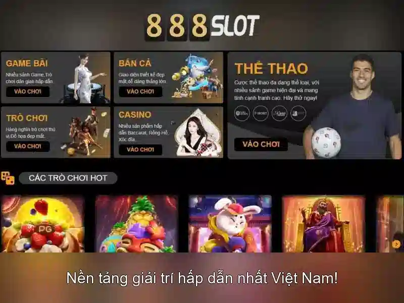 Trải Nghiệm Cá Cược Đỉnh Cao Với Slot Game Đa Dạng